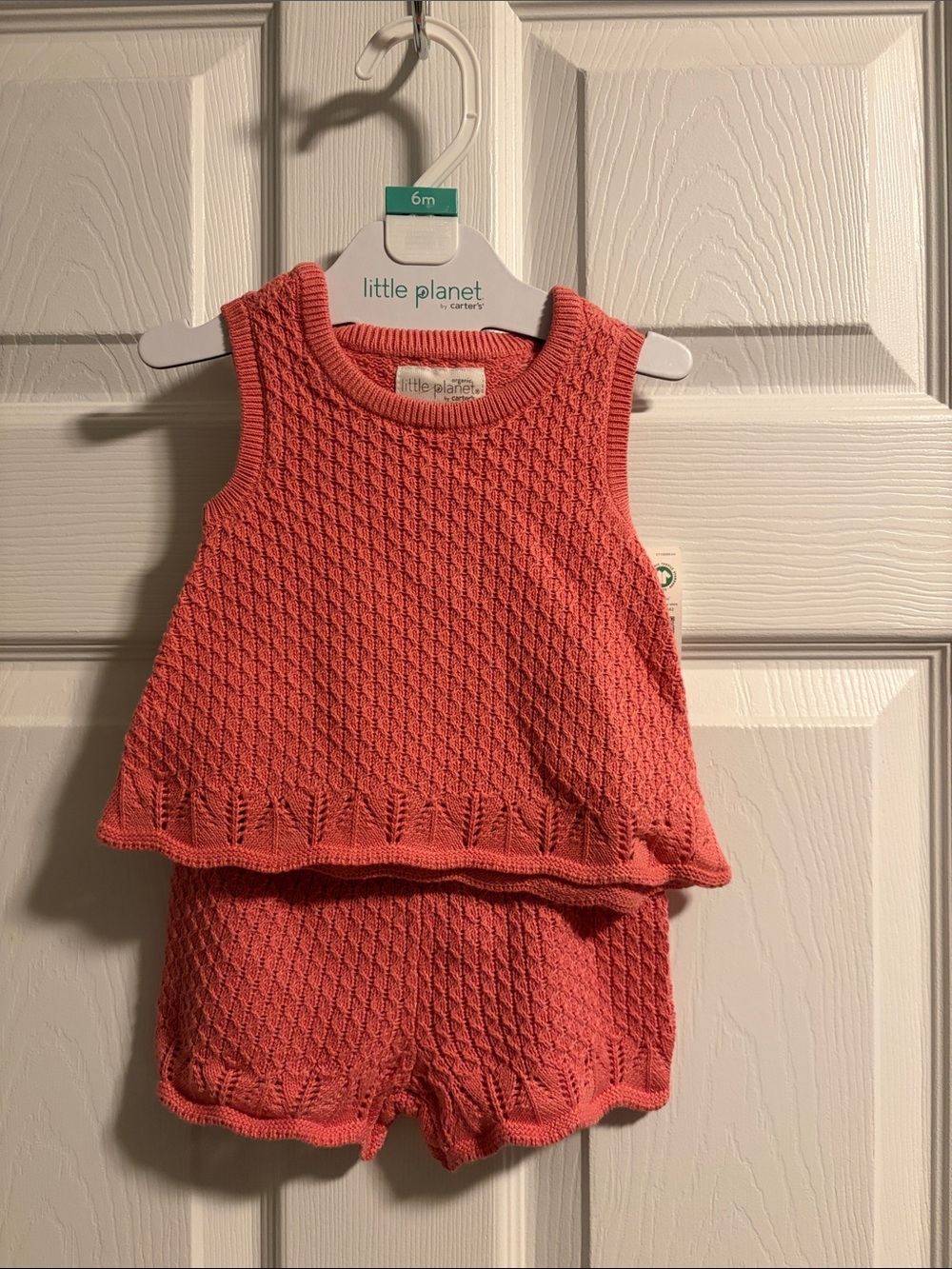 Carter's Coral Knit Baby Matching Set